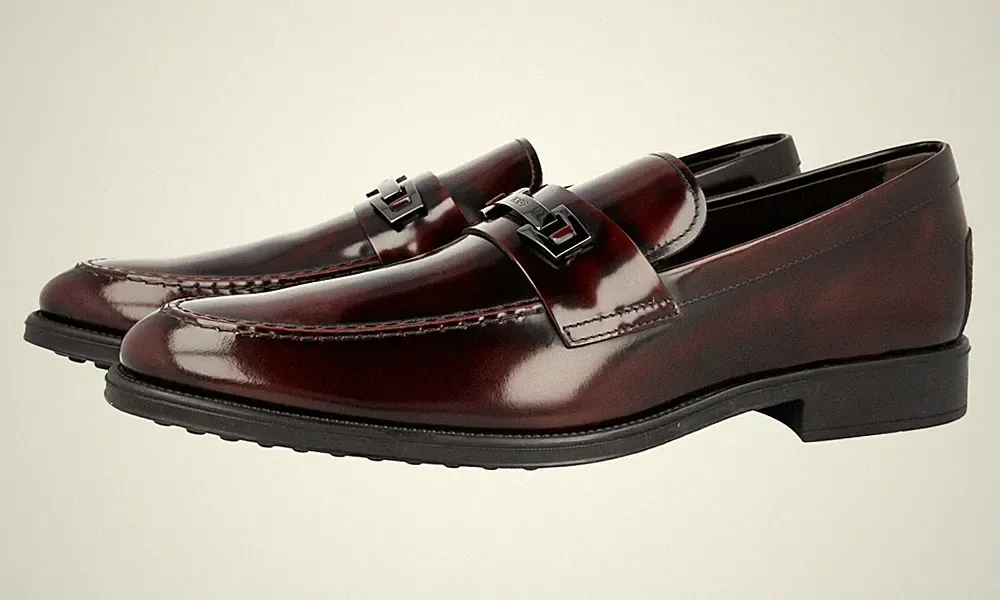 TOD'S Leder Loafer Business Schuhe XXM0XD0N65XAKTR802 Bordeaux NEU - 11 45