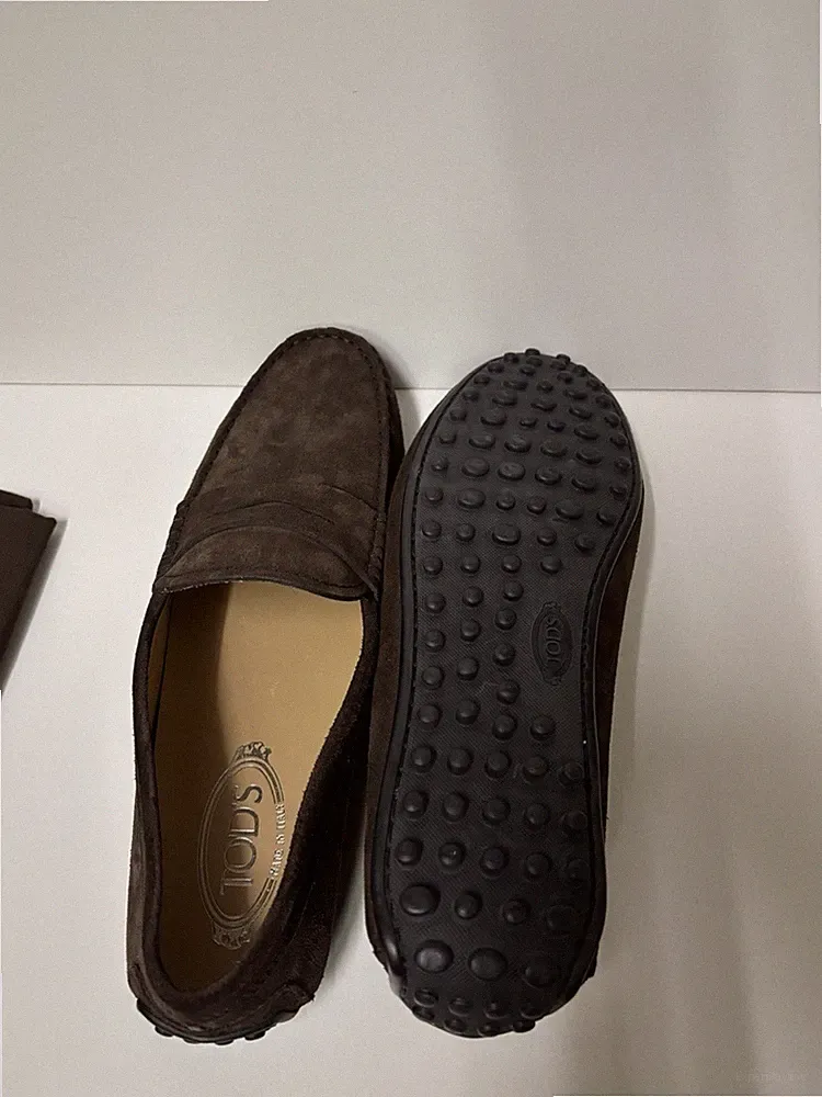 TOD's Loafer Herrenschuhe, Braun, Größe 44 -9,5