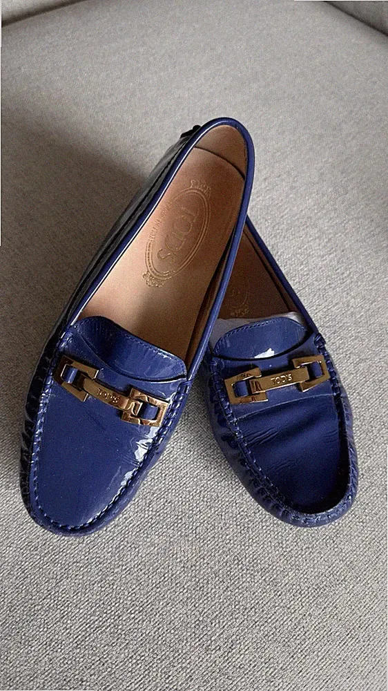 TOD's Loafer Mokassins Damen, Leder, Cognac, Größe 35,5