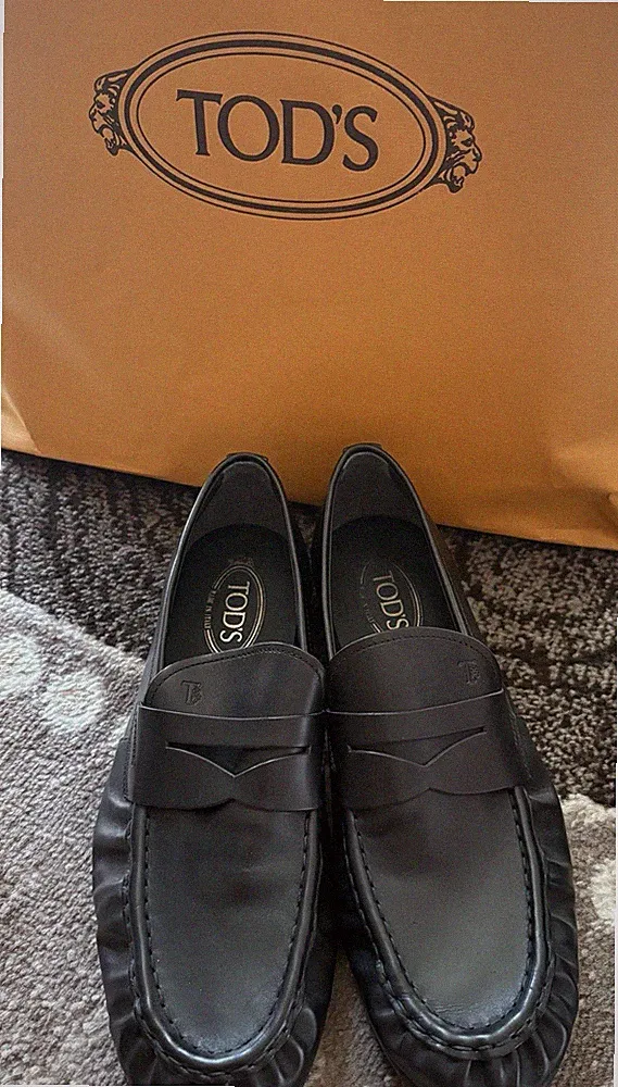 Tod‘s Loafer/Mokassins Herren Neu, Schwarz Gr. 9 1/2 UVP 690€