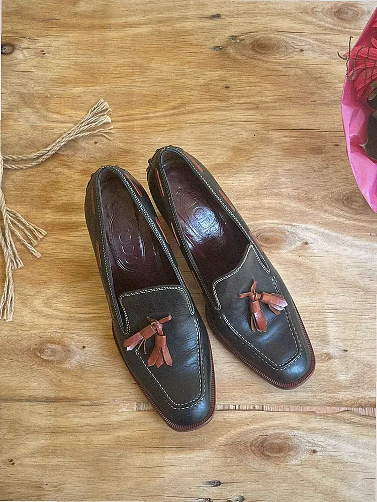 Tod’s Loafer schwarz | Gr. 37,5 | Leder | Tassel Loafer