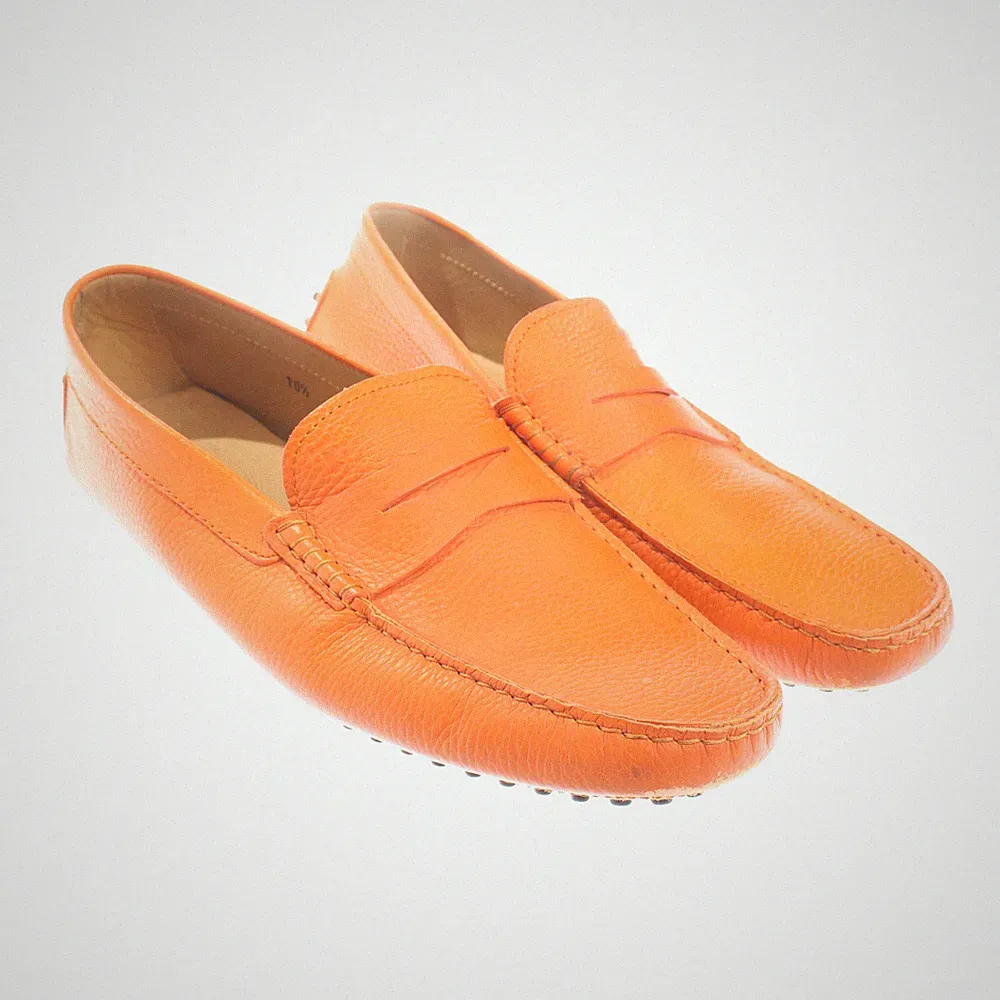 Tod´s Loafers 45 EUR UK 10,5 Orange Sehr gut