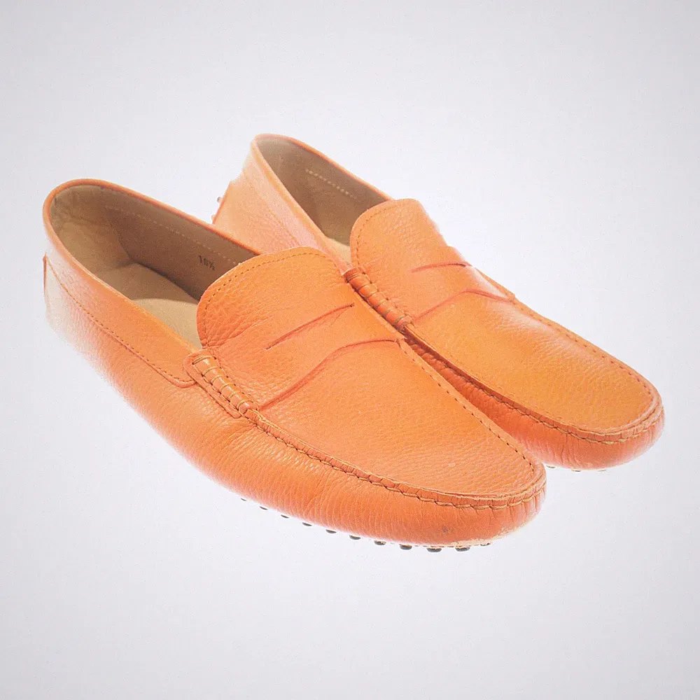 Tod´s Loafers 45 EUR UK 10,5 Orange Sehr gut