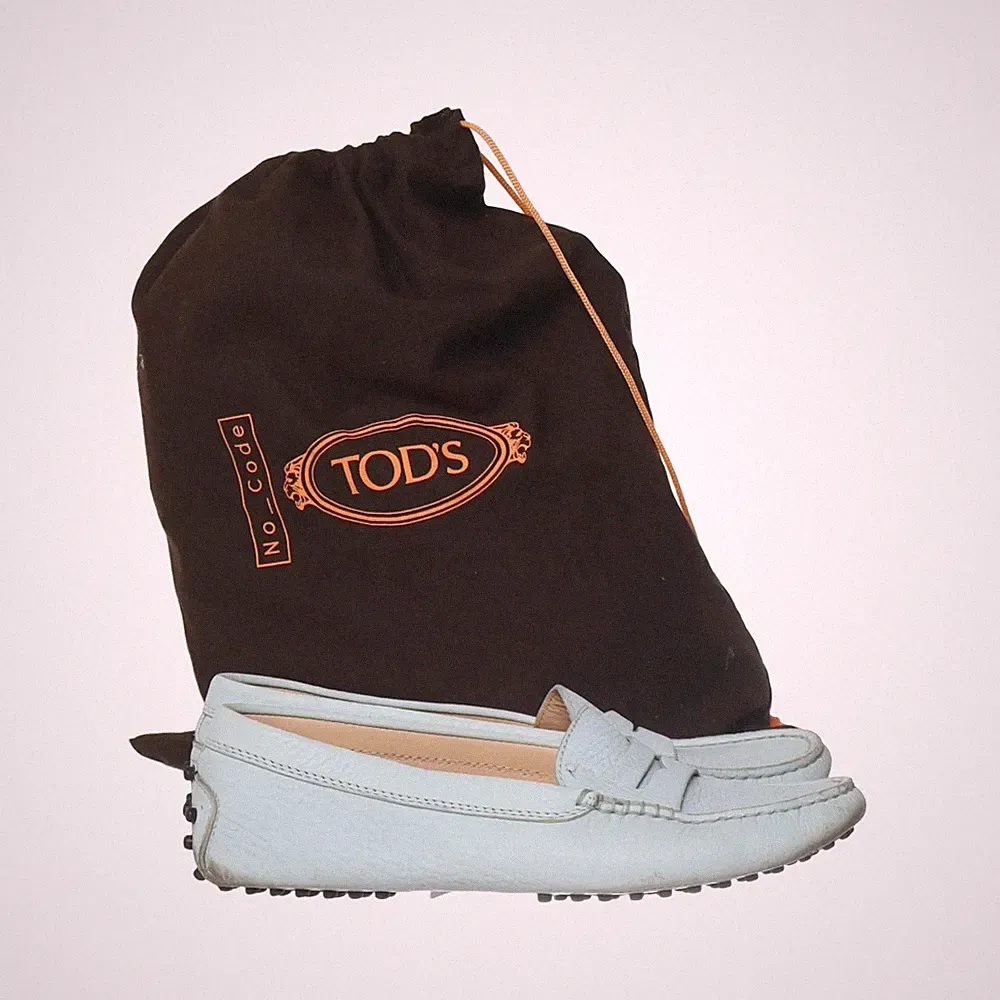 Tod's, Loafers, Größe: 36 1/2, model: gommino, Blau, Damen #GEj