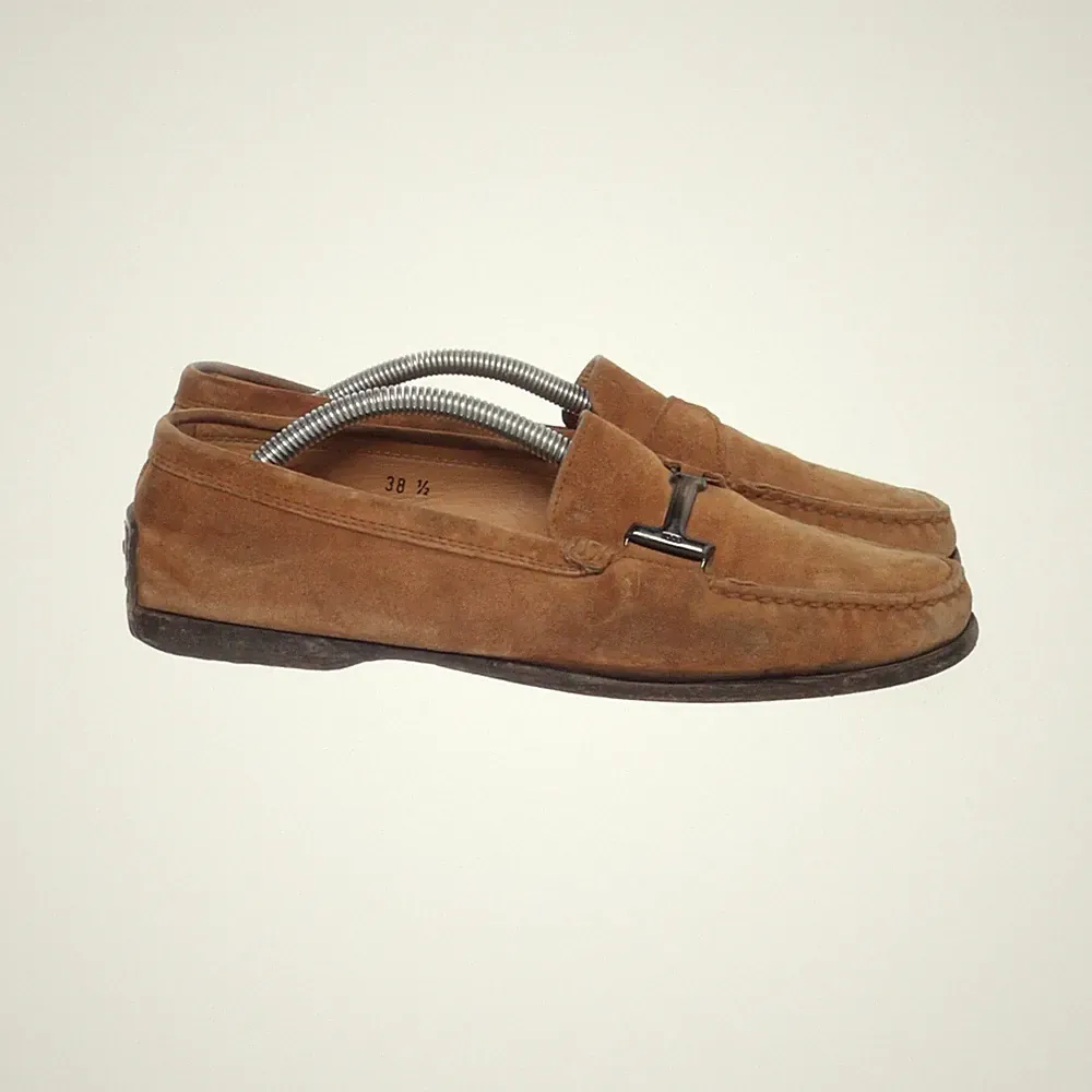 Tod's, Loafers, Größe: 38 1/2, Braun, Herren #Dw8