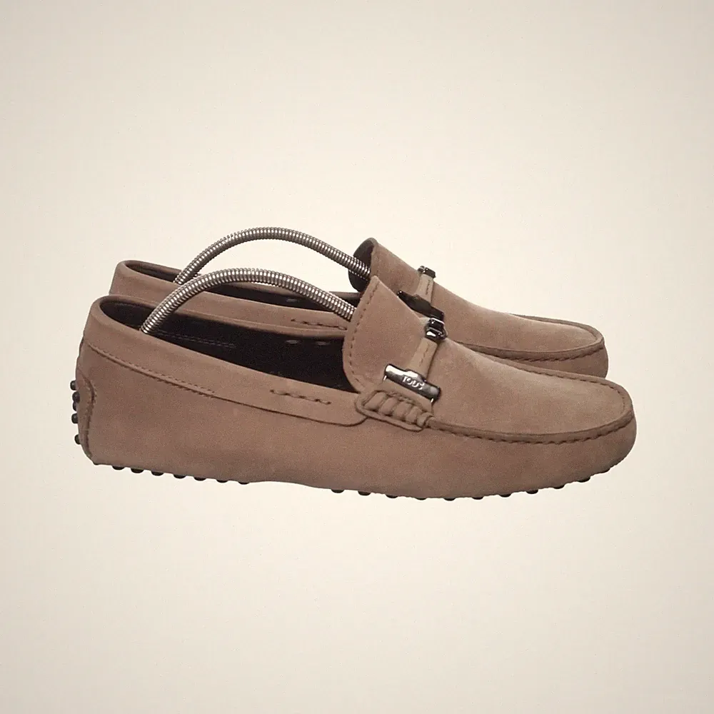 Tod's, Loafers, Größe: 39 1/2, Leder, Beige, Herren #ISD