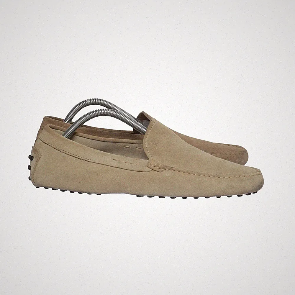 Tod's, Loafers, Größe: 42 1/2, Leder, Beige, Herren #Iyu