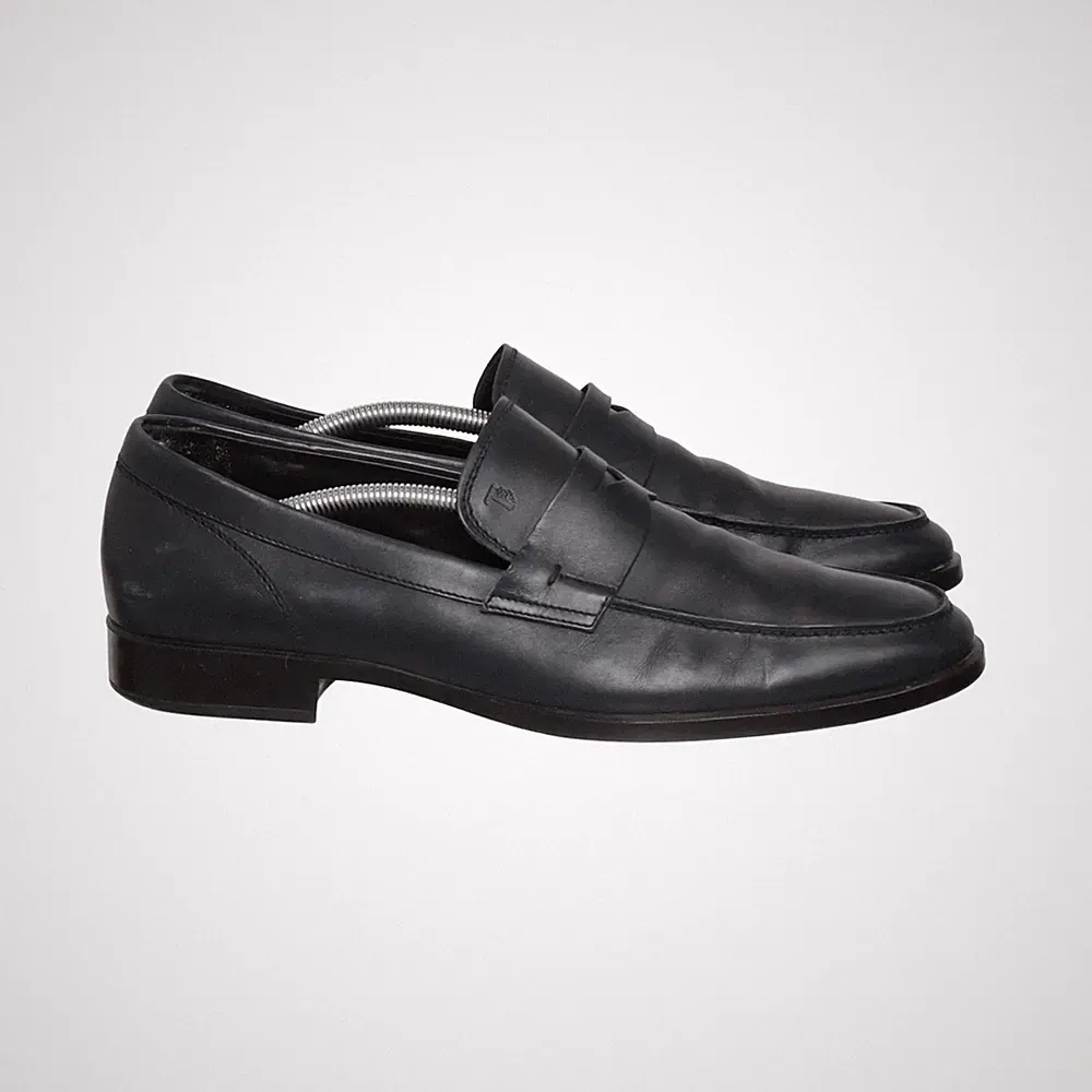 Tod's, Loafers, Größe: 43 1/2, Leder, Blau, Herren #nXZ