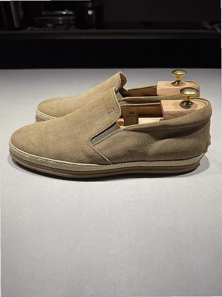 Tod’s Loafers Herren Mokkasin 8.5 / 42.5 Beige Braun