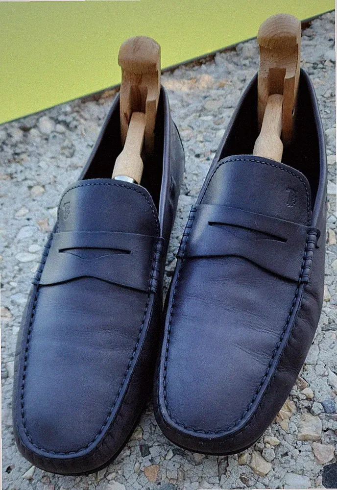 Tod's Mocassino Nuovo Gommino Driving Schuhe Leder US 9 1/2 Herren Halbschuhe