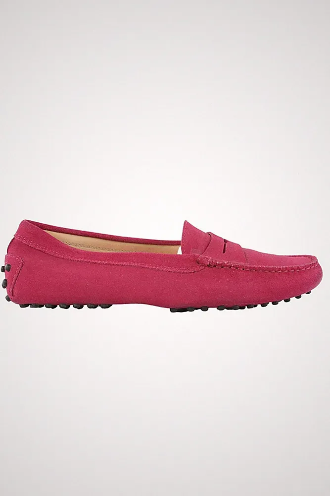 TOD'S ROSA WILDLEDER HALBSCHUHE EU 38 UK 5 US 8