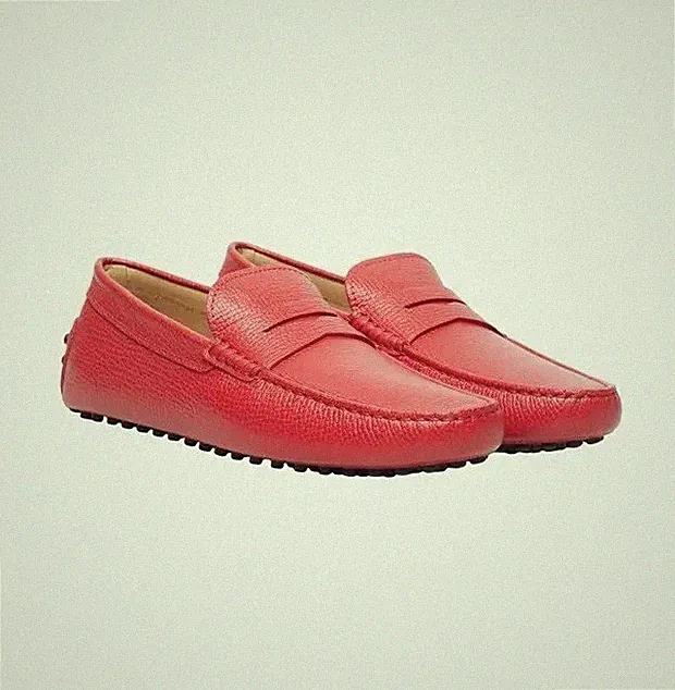 Tod’s Saffiano Leder Fahrschuhe Größe 8,5