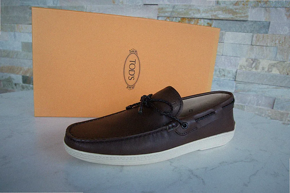 Tod´s Slipper 40,5 6,5 Schuhe Loafers Mokassins dunkelbraun neu ehemUVP 490 €