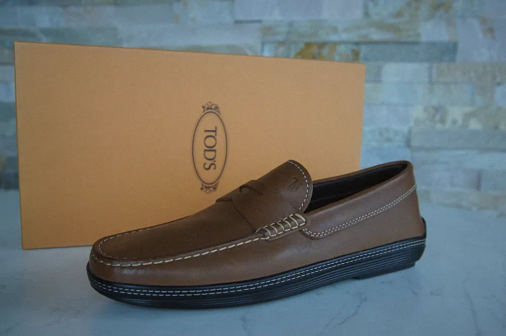 Tod´s Slipper EU 40,5 6,5 Schuhe Halbschuhe Mokassins biscuit neu ehem UVP 520€