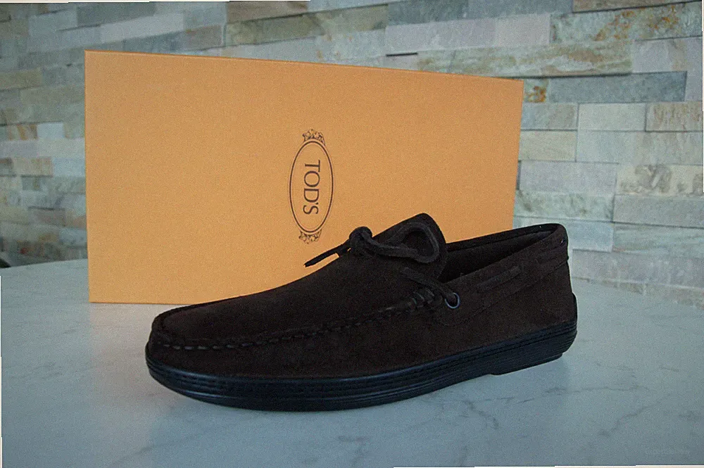Tod´s Slipper EU 40 6 Schuhe Loafers Mokassins dunkelbraun neu ehem. UVP 490 €