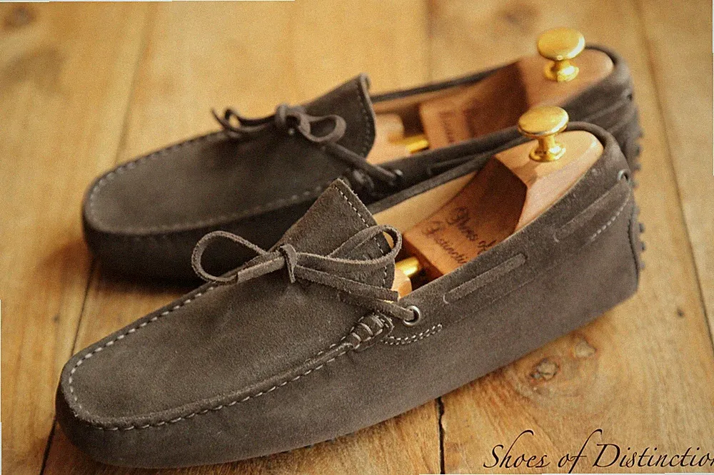 Tod's Tods Braun Wildleder Halbschuhe Fahrschuhe Herren UK 6 US 7 EU 40 NEU