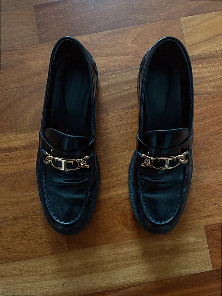 Tod's Tods Loafers In Black Size 40 Vintage