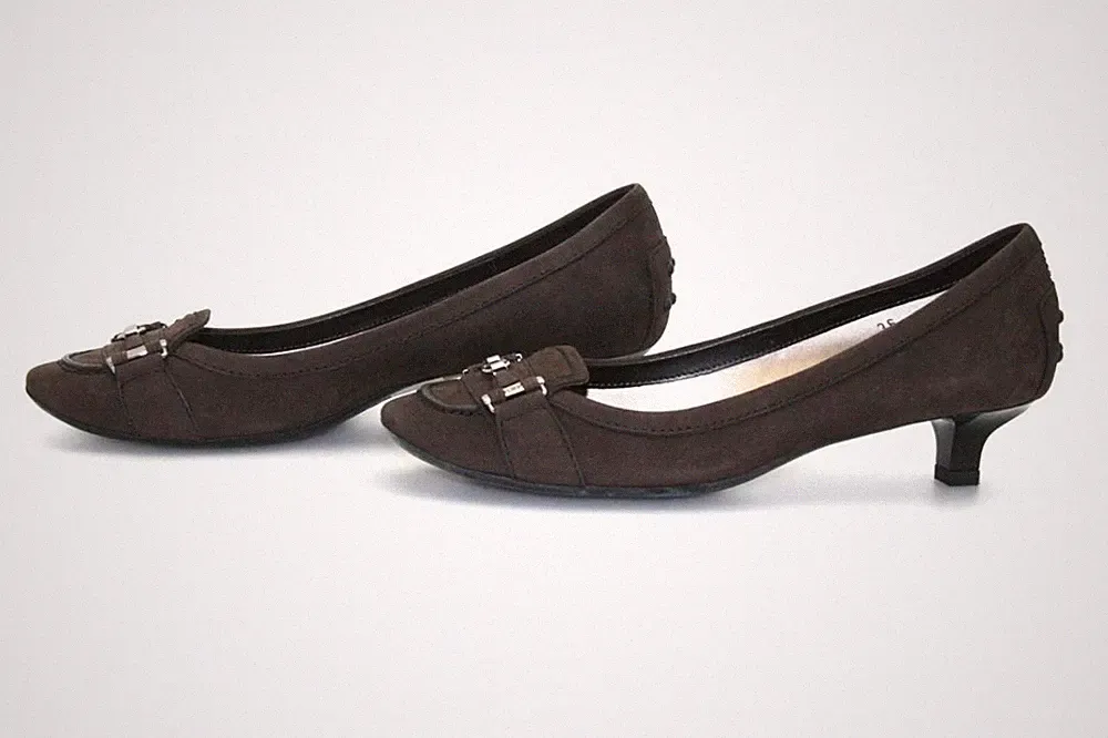 36.5 Wildleder-Loafer