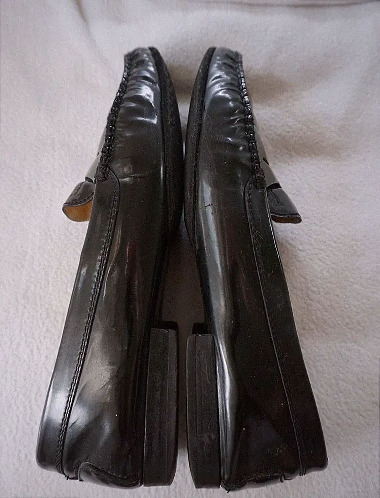 Tods Penny Loafer Lackleder schwarz 38,5