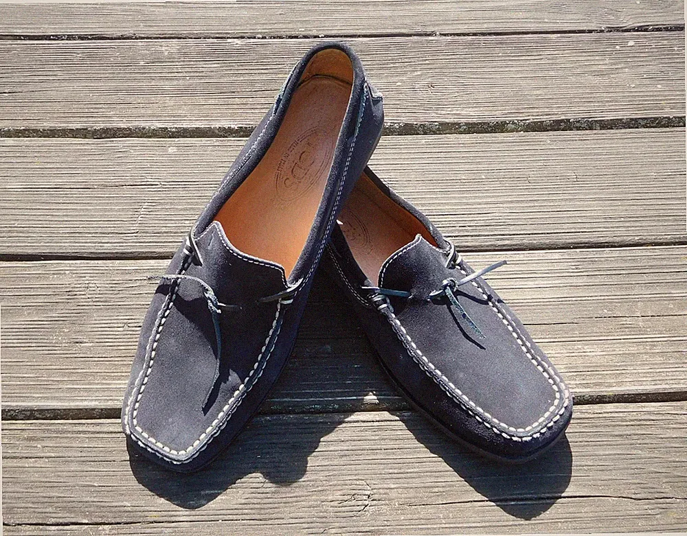 TODs Slipper Loafer Herrenschuhe 43 tiefes dunkelblau