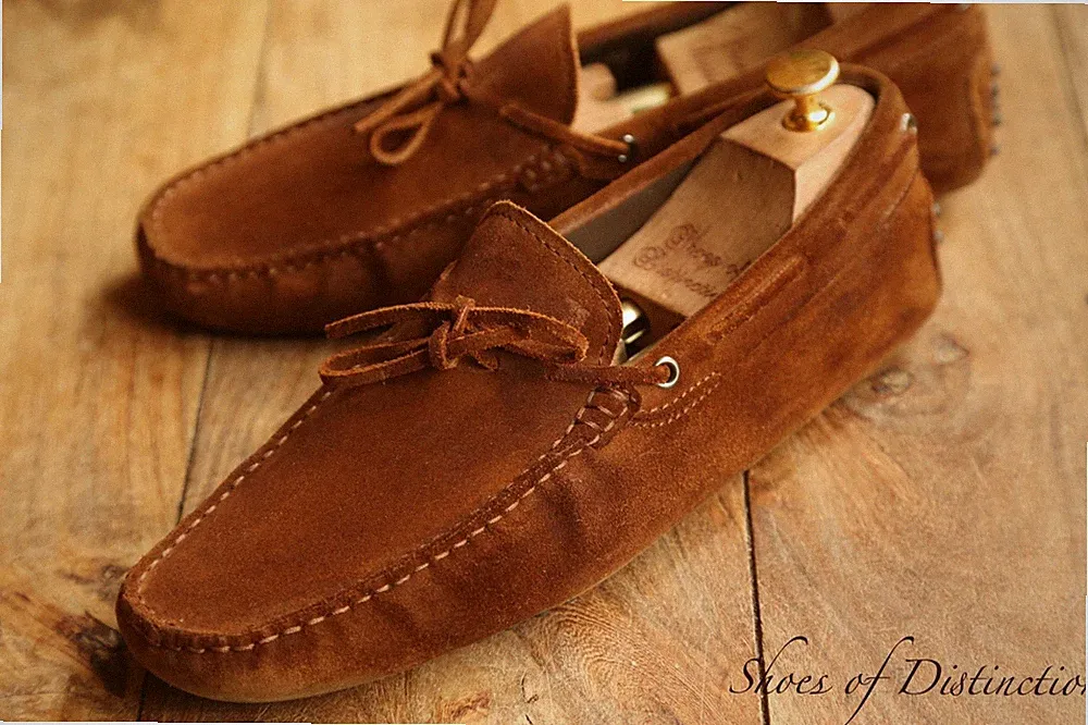 Tods Tod's Braun Wildleder Fahrschuhe Halbschuhe Herren UK 8 US 9 EU 42