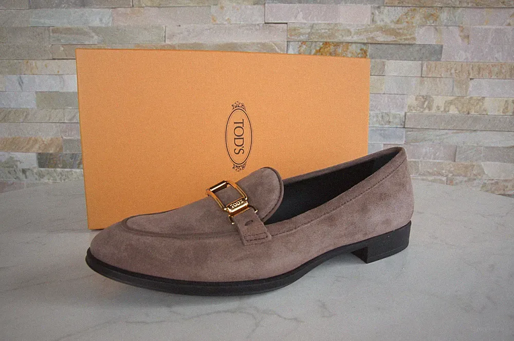 Tods Tod´s EU 37 Slipper Halbschuhe Loafers Schuhe cappuccino neu ehem UVP 490€