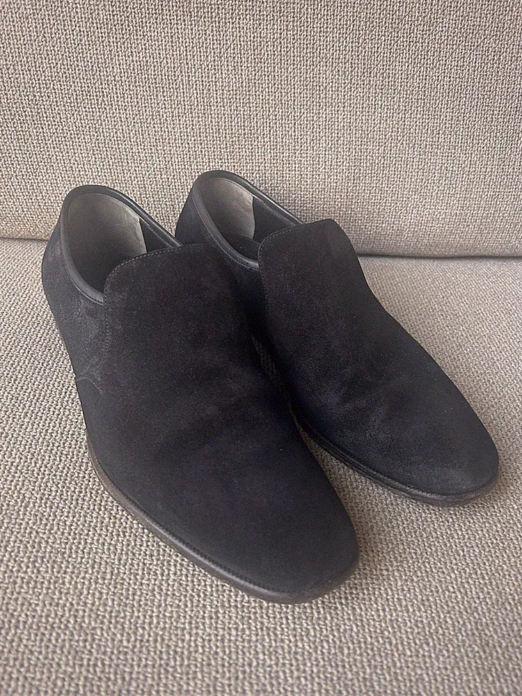 Tom Ford schwarze Wildlederschuhe Größe 8