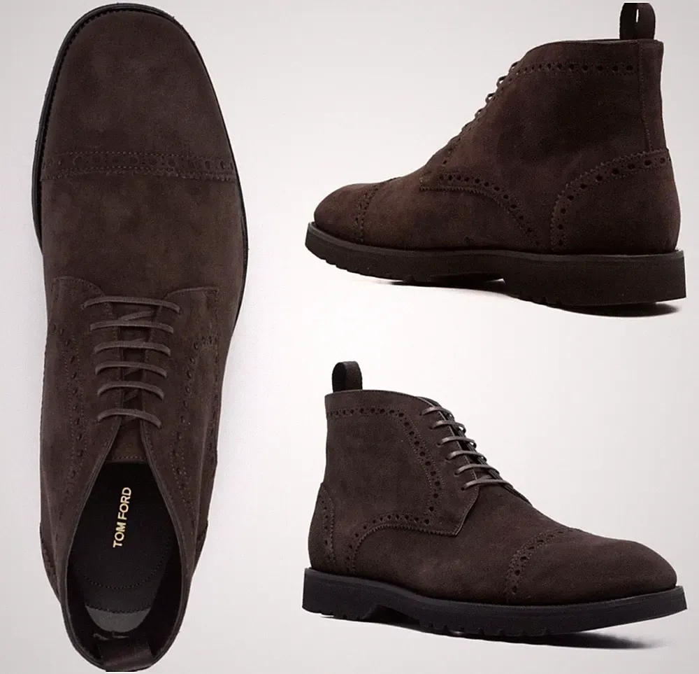 TOM FORD Sean Suede Desert Boots Loafers Schuhe Sneakers Shoes Mokassins Bnwt 40