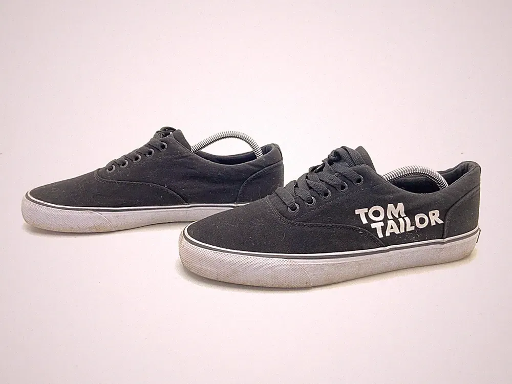 Tom Tailor Herren Halbschuh Schnürer Loafers Comfort Schwarz Gr. 42 (UK 8)