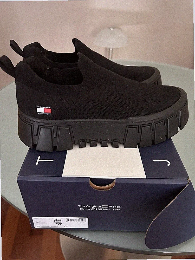 Tommy Hilfiger Damen Loafer/Chunky Slipper Plateau Größe 37