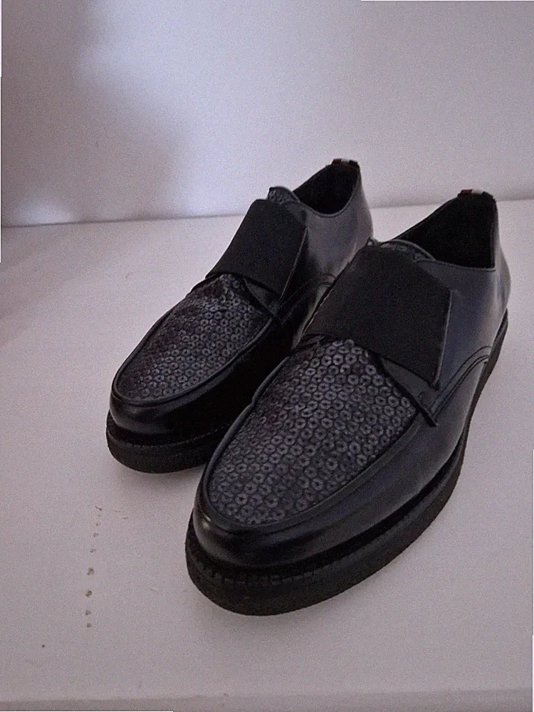 Tommy Hilfiger Damen Loafer Halbschuhe, Schwarz, Größe 40