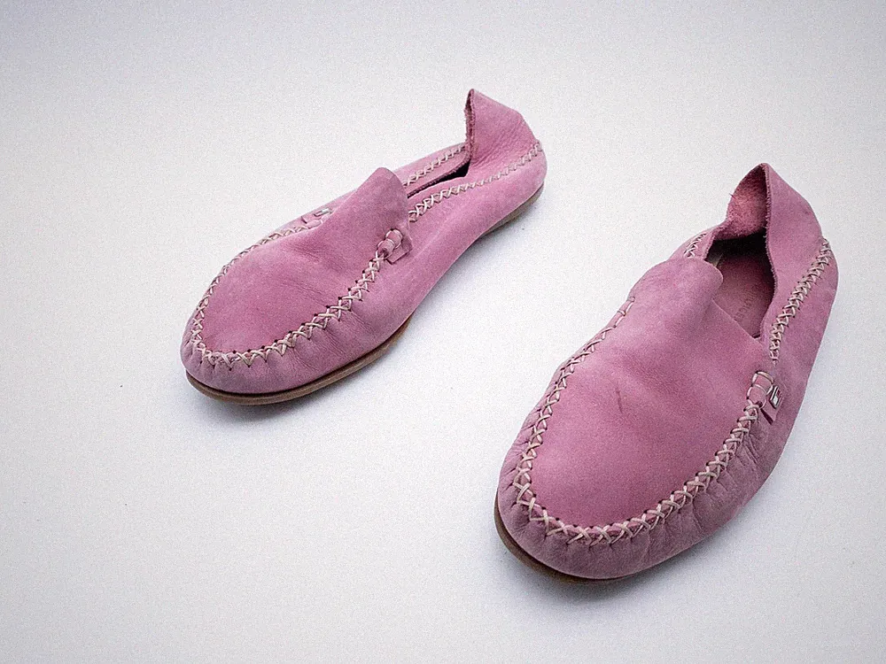 TOMMY HILFIGER Damen Loafer Slipper Halbschuhe Pink Gr. 41 EU Art. 41153-45