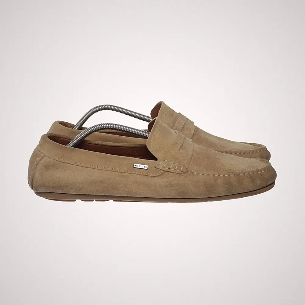 Tommy Hilfiger, Loafers, Größe: 45, model: classic suede penny loafer #fUW