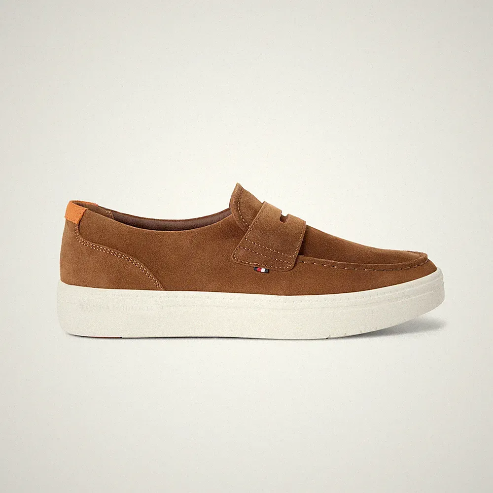 tommy hilfiger herren loafer modern light hybrid aus wildleder