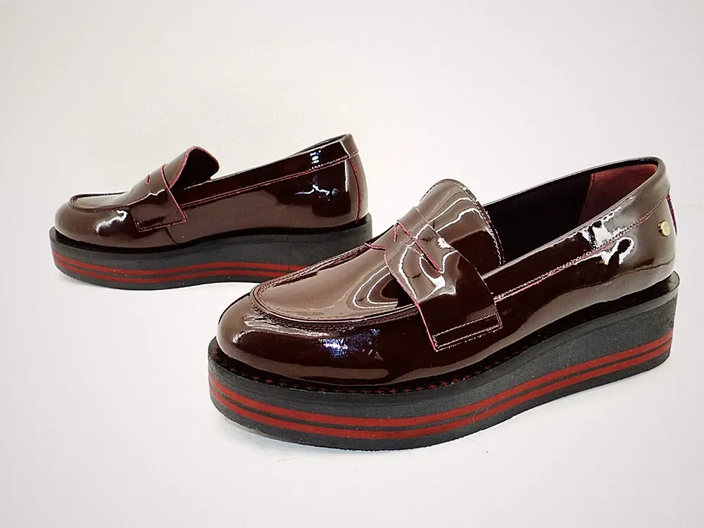 Tommy Hilfiger MODERN PLATFORM Loafer Damen Plateau Schuhe Mokassins Slipper 42