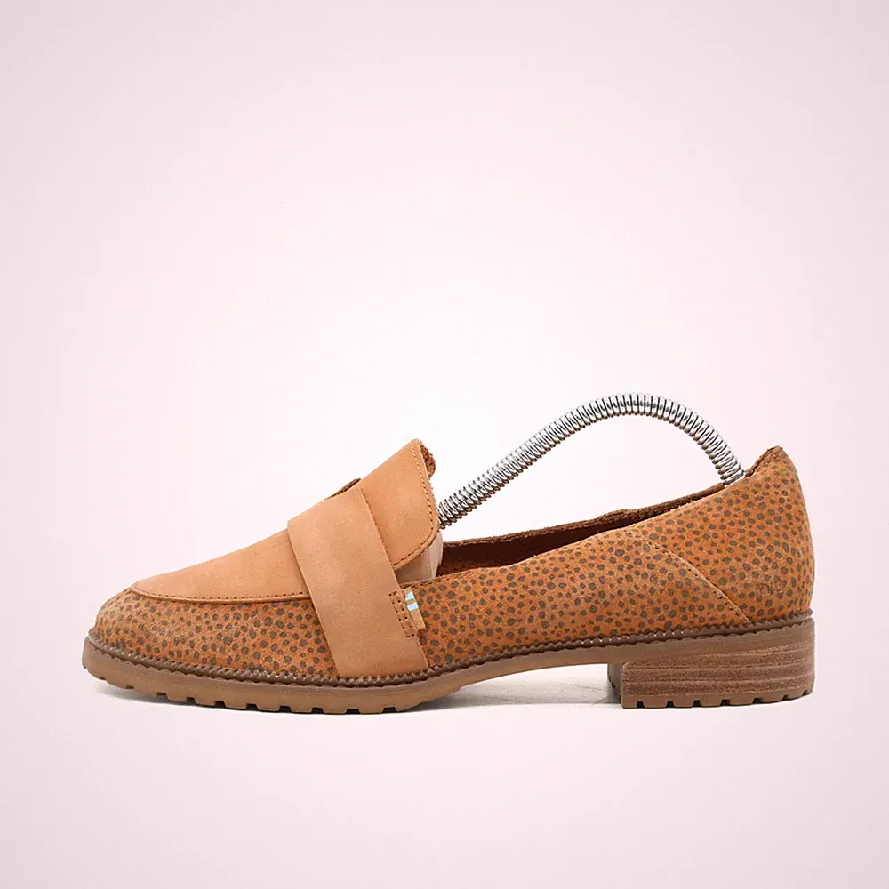 TOMS Damen Loafer EU 38 Braun Gepolsterte Innensohle Classic