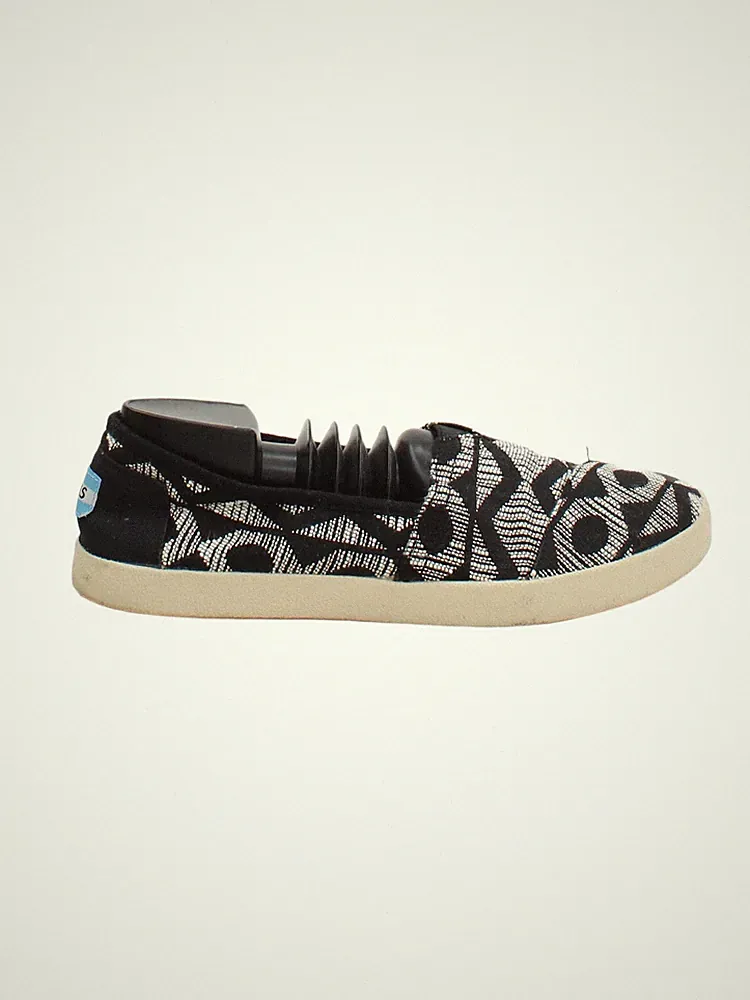 Toms Herrenschuhe UK 6 Schwarz Geometrisch 100% Sonstige Halbschuhe