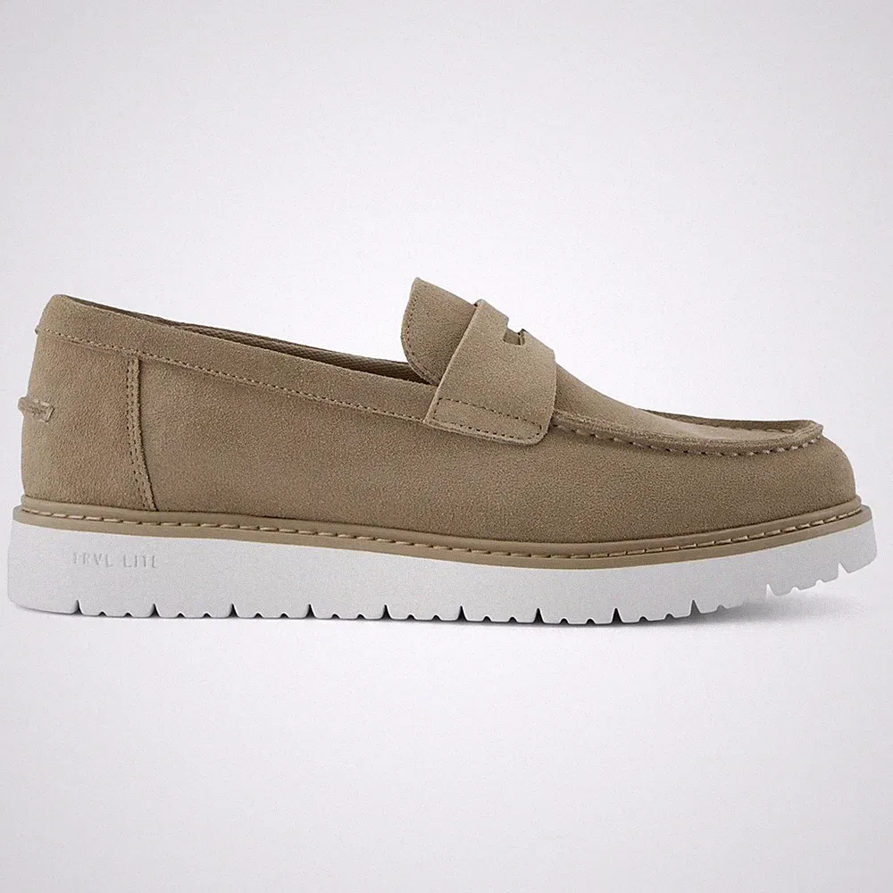 Toms Navi TRVL LITE Havana Herren Halbschuhe Freizeit Slipper Beige