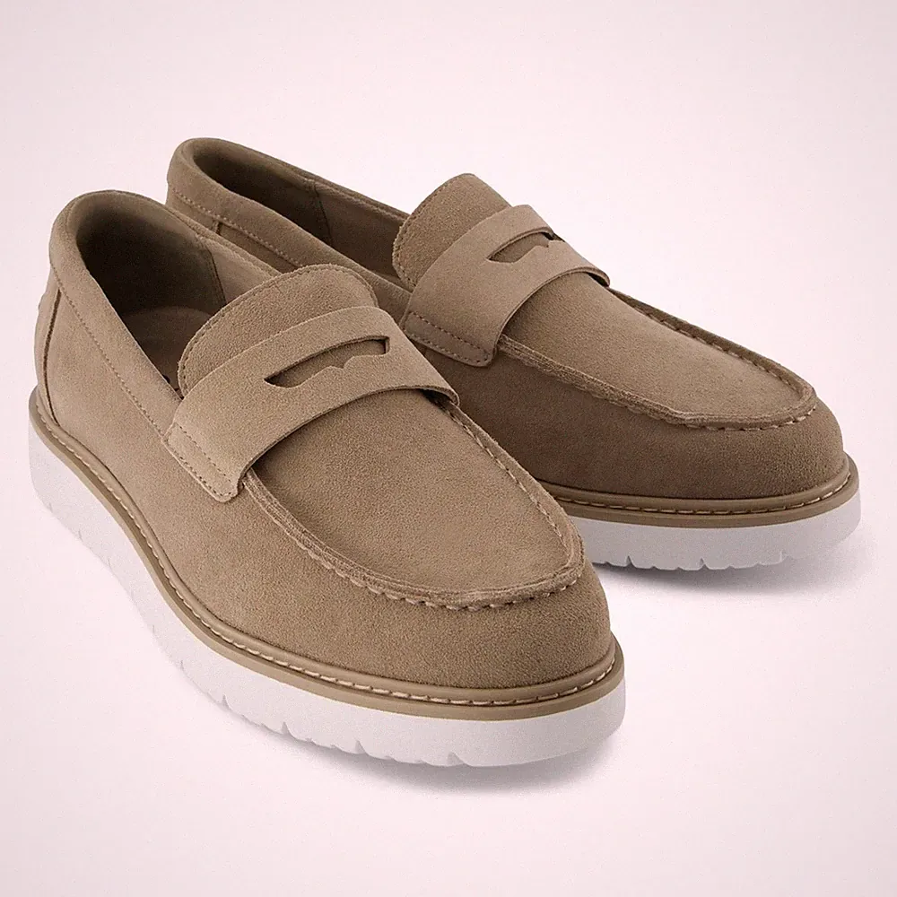 TOMS Navi TRVL LITE Havana Leder Herren Dune Halbschuhe
