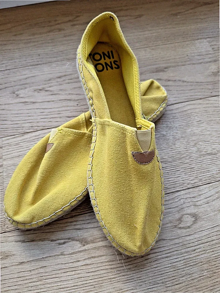 TONI PONS * espadrilles * Gr. 43 * Made in Spain * Mallorca * ungetragen * Gelb