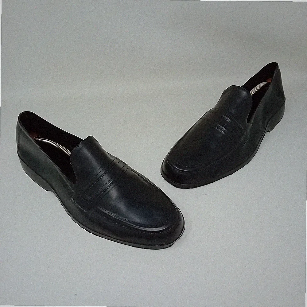 Totes Herren Gummi Slipper Halbschuhe Überschuhe Wasserdicht Schuhüberzieher Groß 9,5-11