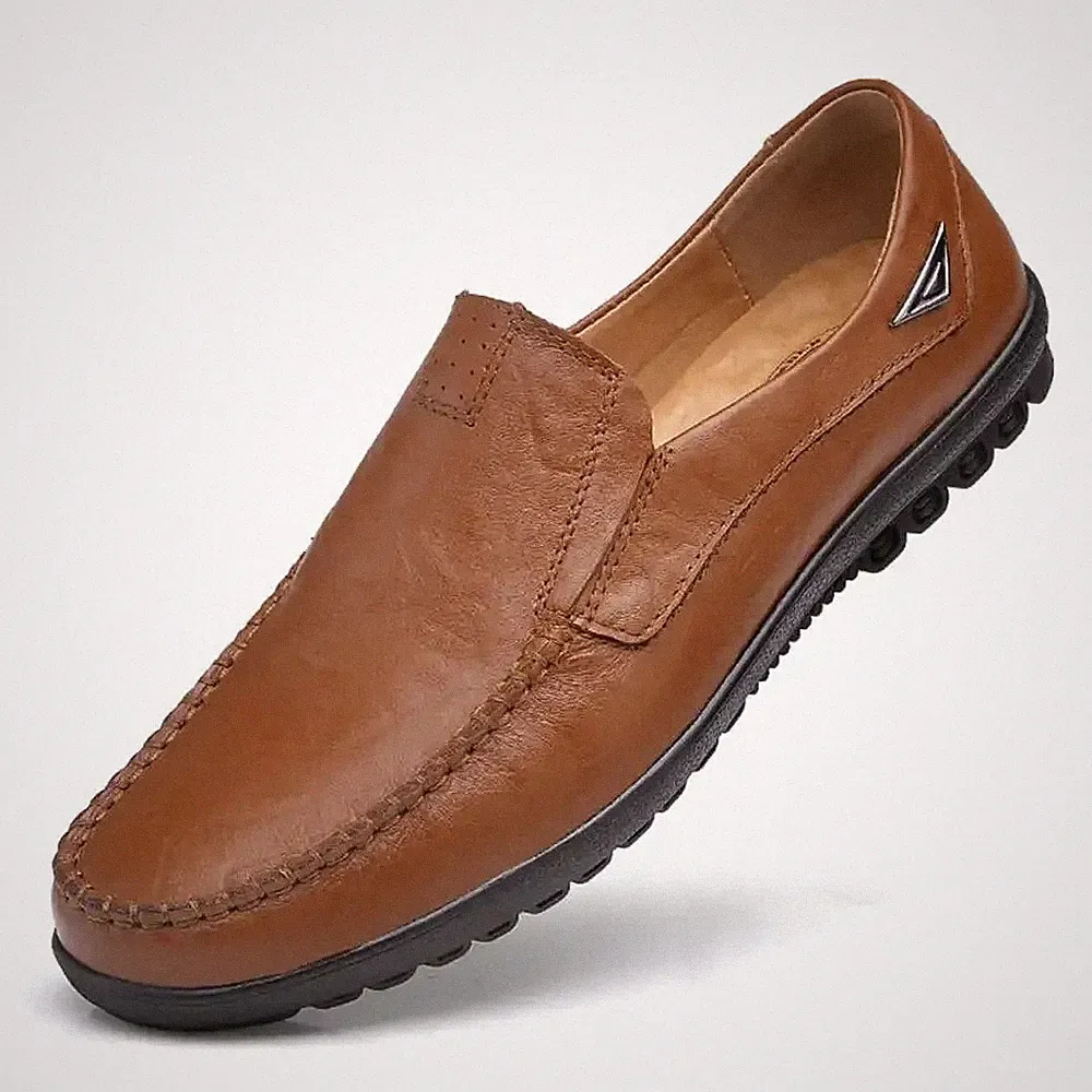 Trägerlose PU-Lederschuhe für Herren, Freizeit-Sneaker von qlt.