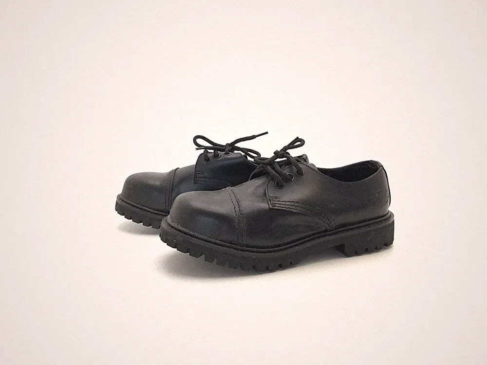 Trashville Damen Halbschuhe Schnürer Loafers Comfort Schwarz Gr. 38 (UK 5)