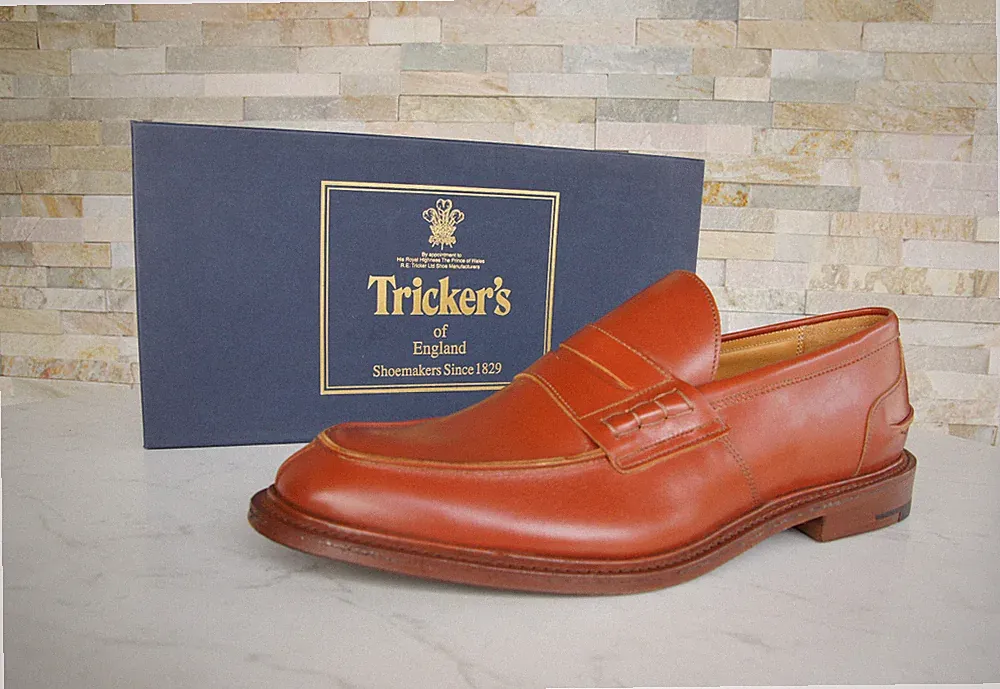 Tricker's EU 44 UK 10 Slipper Mokassins Loafers James braun NEU ehem UVP 525 €