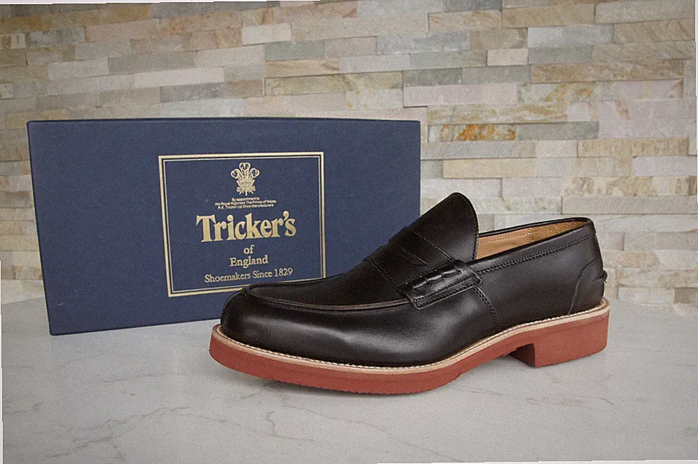 Tricker's EU 45 UK 11 Slipper Mokassins Loafers Jacob Kaffee NEU ehem UVP 575 €