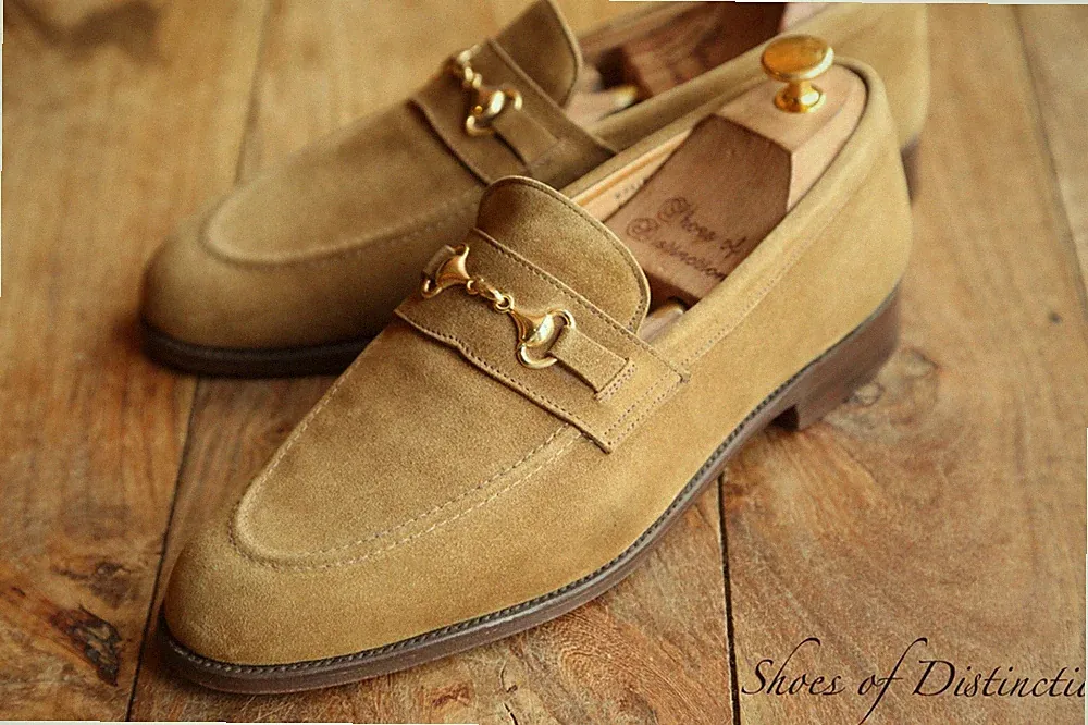 Beige Braun Wildleder Loafer Für Herren