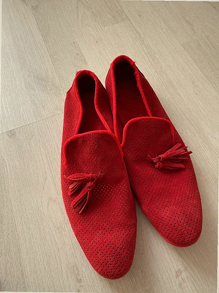 Trussardi Mokassin Chic 41 Rot Herren Sport 8 2019 Einzelhandel 640€