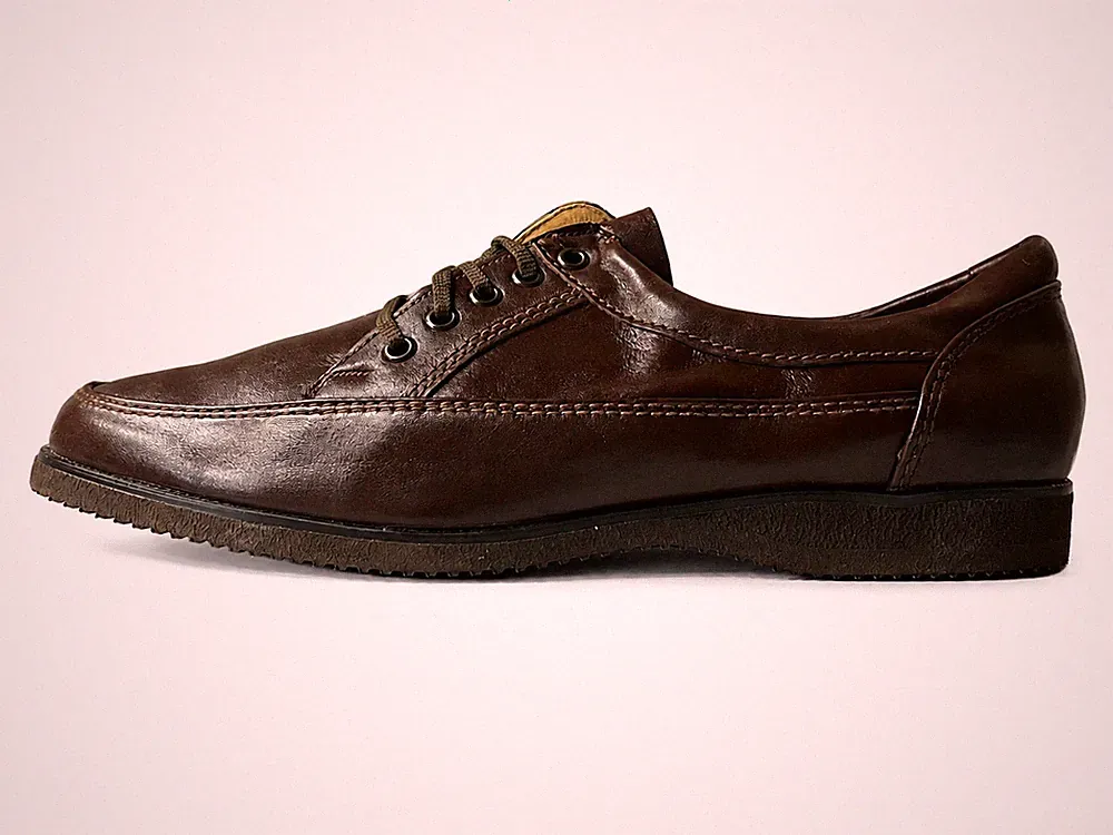 Tschechische Armee Militär braune formelle Halbschuhe Smart Parade elegante Schuhe UK 12