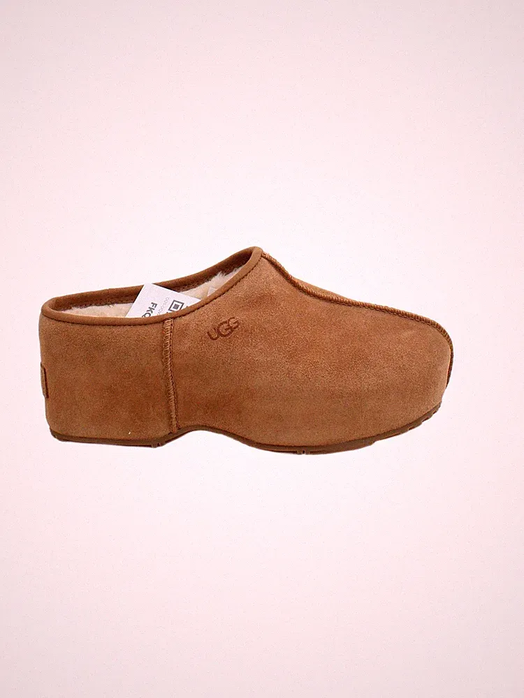 UGG Herrenschuhe UK 5 hellbraun 100% Wildleder Halbschuh