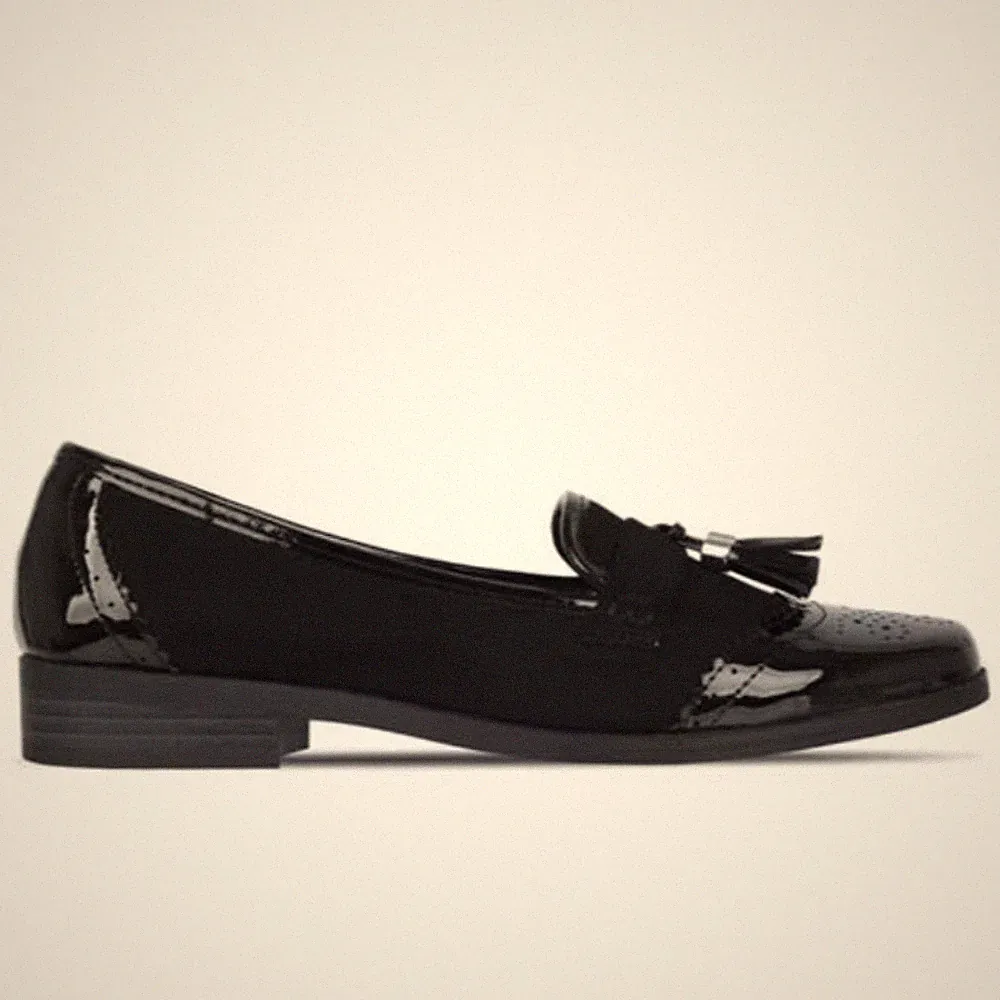 UK 3 Miso Tasha Classic Loafer Damenschuhe mit Quaste - EU 36